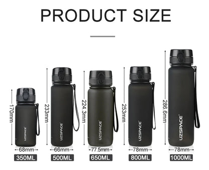 Hot Sale 500/1000ML Sports Water Bottle Shaker Outdoor Travel Portable Leakproof Drinkware Tritan Plastic Drink Bottle BPA Free