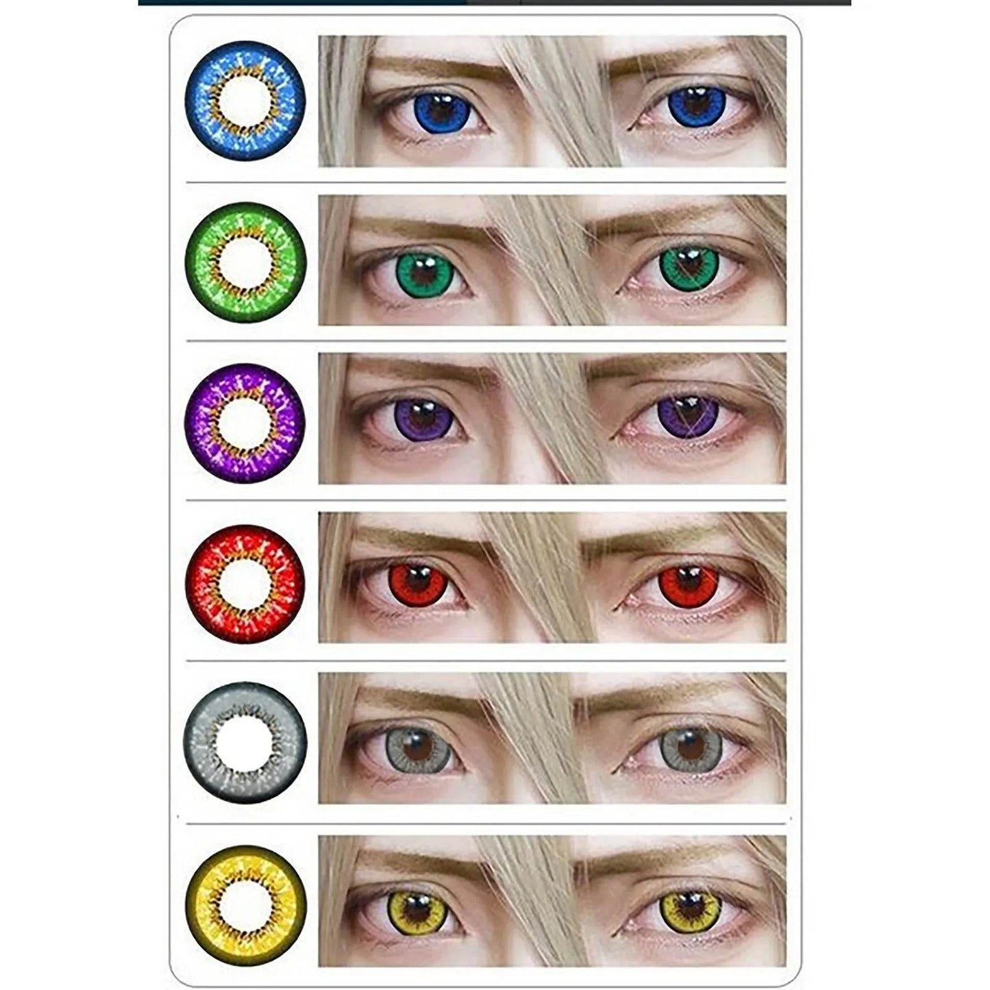 2024 Hot Female Cosplay Contact Colored For Eyes, Women's Make Up Accessories, Best Present 8ml - MarvelouStoree