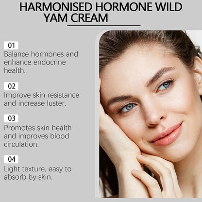 Wild Yam Cream Balance Hormonal Harmonised Hormone Yam Root Paste For Women Improve Skin Healthy Skin Care Product