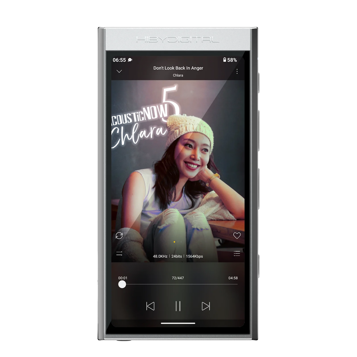 HiBy Digital M300 Android 13 Music Player MP3 HiFi Audio Bluetooth WiFi USB DAC DSD FM Radio Dual Mic Built-in Speaker IPS 29hr