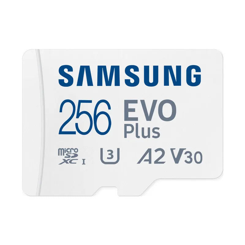 Samsung 512GB 256GB 128GB A2 V30 Memory Card EVO Plus Micro SD Card 64GB A1 V10 High Speed UHS-I Class10 TF Card For Camera