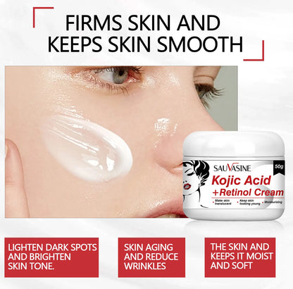 Kojic Acid Whitening Set Face Cream Moisturizer Facial Mask Collagen Face Repair Suncreen Facial Soap Anti-Aging Skin Care Kit