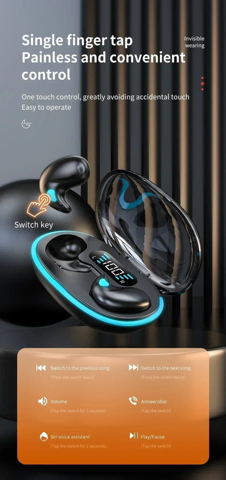 NEW X55 TWS Wireless Bluetooth Earbuds headset Waterproof Earphone Mini earpiece TWS Stereo Headphone for phone xiaomi iphone