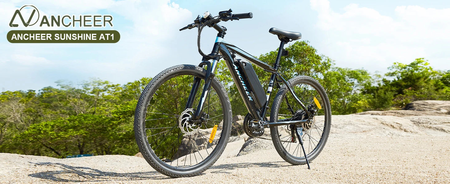 Electric Bike for Adults, [Peak 750W Motor] Electric Mountain Bike, 26" Sunshine Commuter Ebike, 55 Miles 22MPH Electric Bicycle