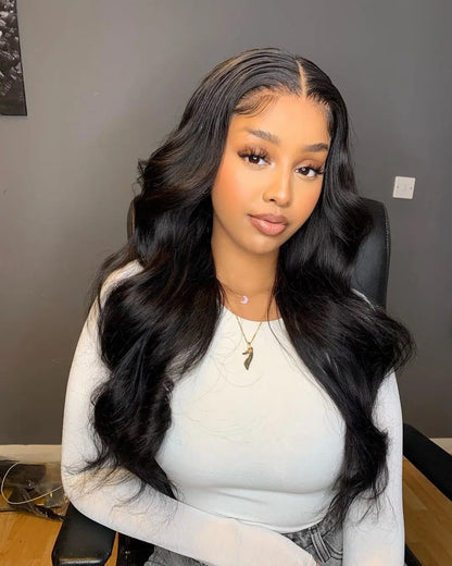 Glueless Wig Human Hair Ready To Wear Preplucked Brazilian Body Wave 13x6 HD Lace Frontal Wigs For Women Pre Cut No Glue 100%