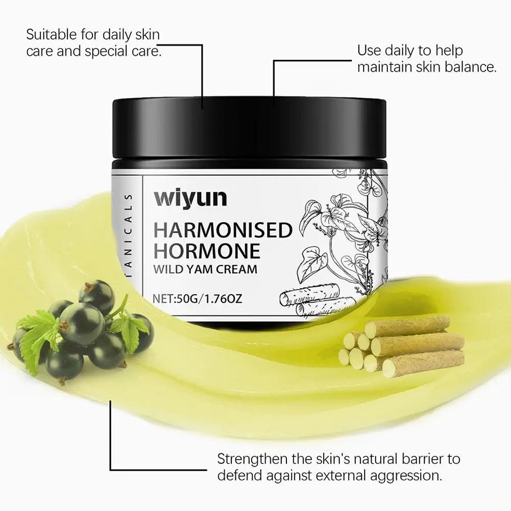 Wild Yam Cream Balance Hormonal Harmonised Hormone Yam Root Paste For Women Improve Skin Healthy Skin Care Product