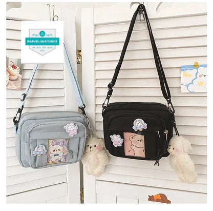 New Kawaii Bag Girls 2024 New JK Transparent Bag Small Crossbody Bag For Women Purses and Handbags Shoulder Bag Itabag Bolso