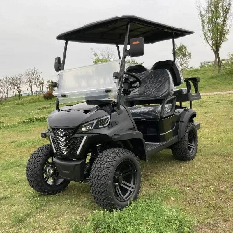 Customize New Club Sightseeing Golf Car 4/6 Seater 48V 60V Off-road Solar Electric Golf Cart - MarvelouStoree