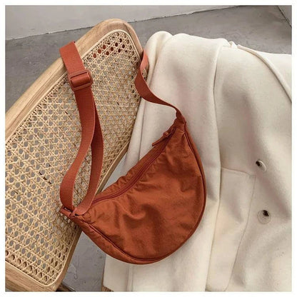 Casual Nylon Hobos Crossbody Bag for Women Designer Shoulder Bags Large Capacity Tote Lady Travel Shopper Bag Female Purses 2024