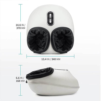 Nekteck Shiatsu Foot Massager Air Compression Soothing Heating Deep Kneading Therapy Improve Blood Circulation Muscle Relax - MarvelouStoree