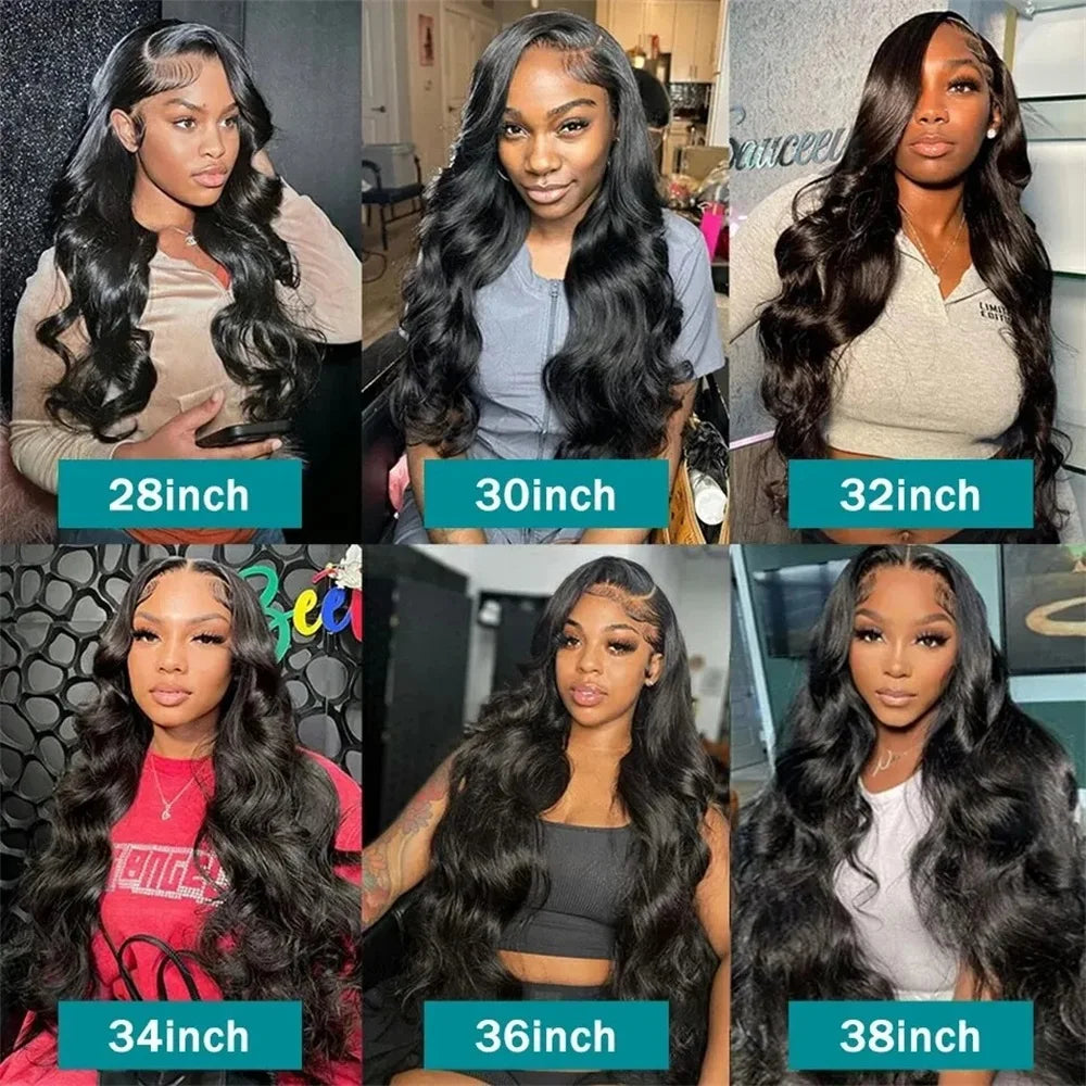 180% Body Wave Glueless Wig Human Hair Ready To Wear 5x5 Lace Closure Human Hair Wigs For Women 6x4 Pre-Cut Lace Closure Wig