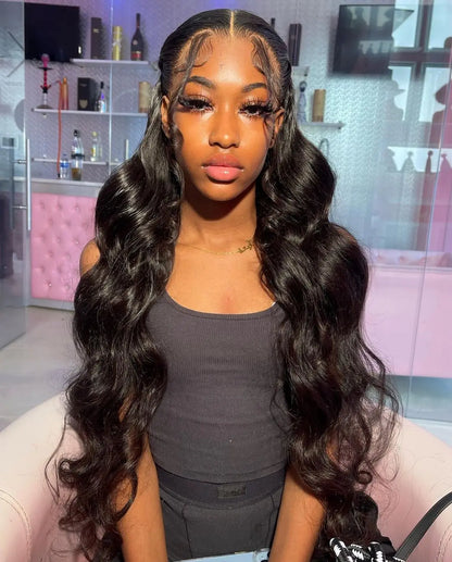 Glueless Wig Human Hair Ready To Wear Preplucked Brazilian Body Wave 13x6 HD Lace Frontal Wigs For Women Pre Cut No Glue 100%