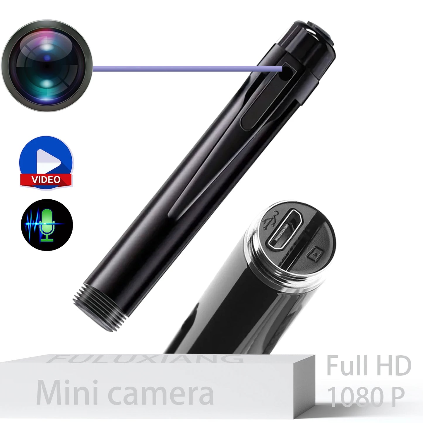 1080P portable mini camera high-definition portable video business conference sports wearable body audio professional recording