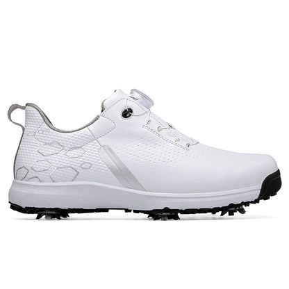 Men Professional Golf Shoes Spikes Golf Sneakers Black White Mens Golf Trainers Big Size Golf Shoes for Men