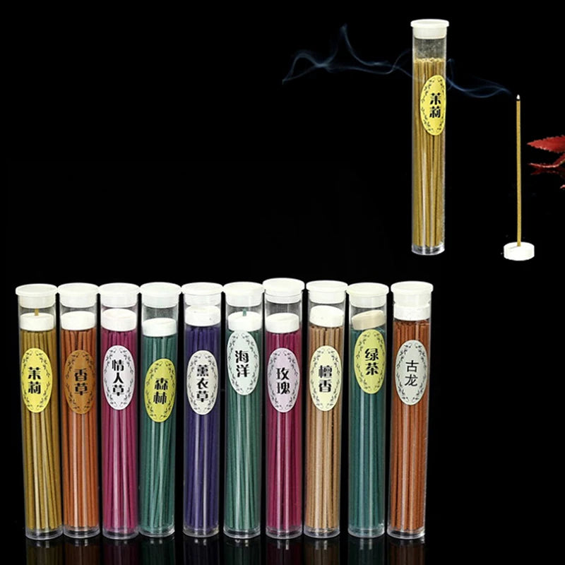 50Pcs Random Sticks Incense Aromatherapy Fragrance Spices Fresh Air Natural Aroma Indoor Spices Sandalwood