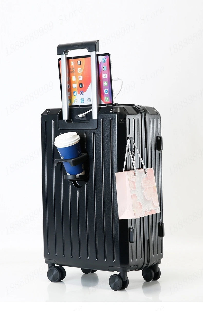 Multifunctional 3 or 4 pieces Set of Suitcases New Combination Lock Luggage Suitcase Spinner Wheels ABS Trolley Case 20/24/28‘’