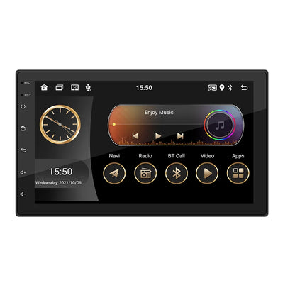 BQCC 4core 2 Din Car Radio Androidauto Carplay Android 13 GPS Car Audio 7"/9"/10" WIFI BT IPS Automotive Multimedia Player