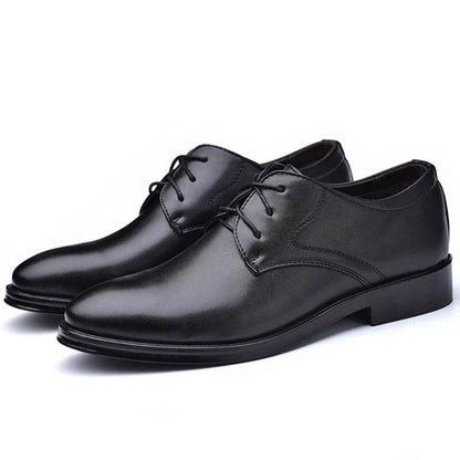 Men's Shoes Black Leather Formal Shoes for Men Oxfords Male Wedding Party Office Business Shoe Man zapatos de hombre Plus Size - MarvelouStoree