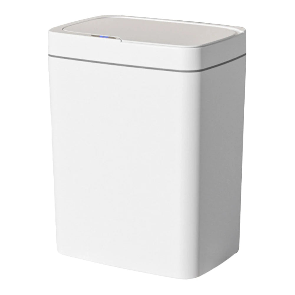 15/18L Automatic Trash Bin Quiet Intelligent Touchless Trash Can Rechargeable Auto Motion Sensor Rubbish Can for Bathroom Toilet