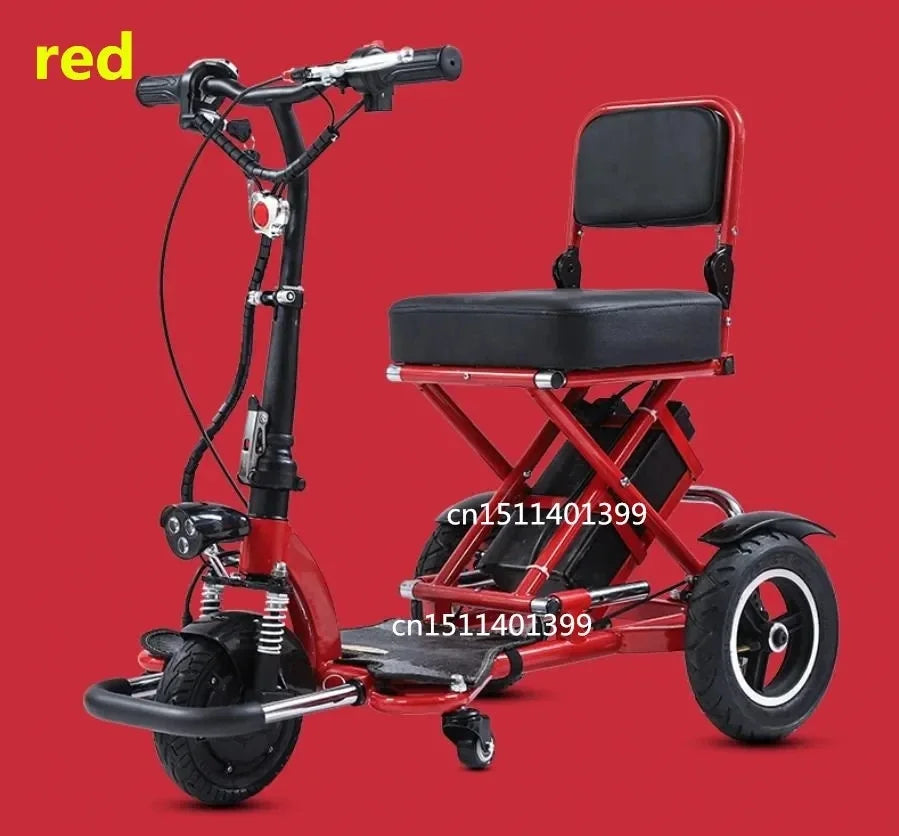 48V12A40-50KM Folding Electric Tricycle for Products Adult Motorcycle for Seniors Mobility Scooters disabled Three Wheeler Trike