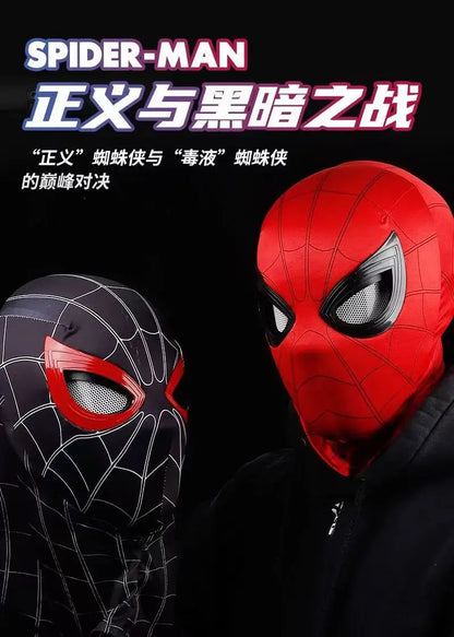 Adult Spiderman Mask Eyes Movable Remote Control Kids Superhero Mask Halloween Child Spider-Man Mask Cosplay Decoration Gift