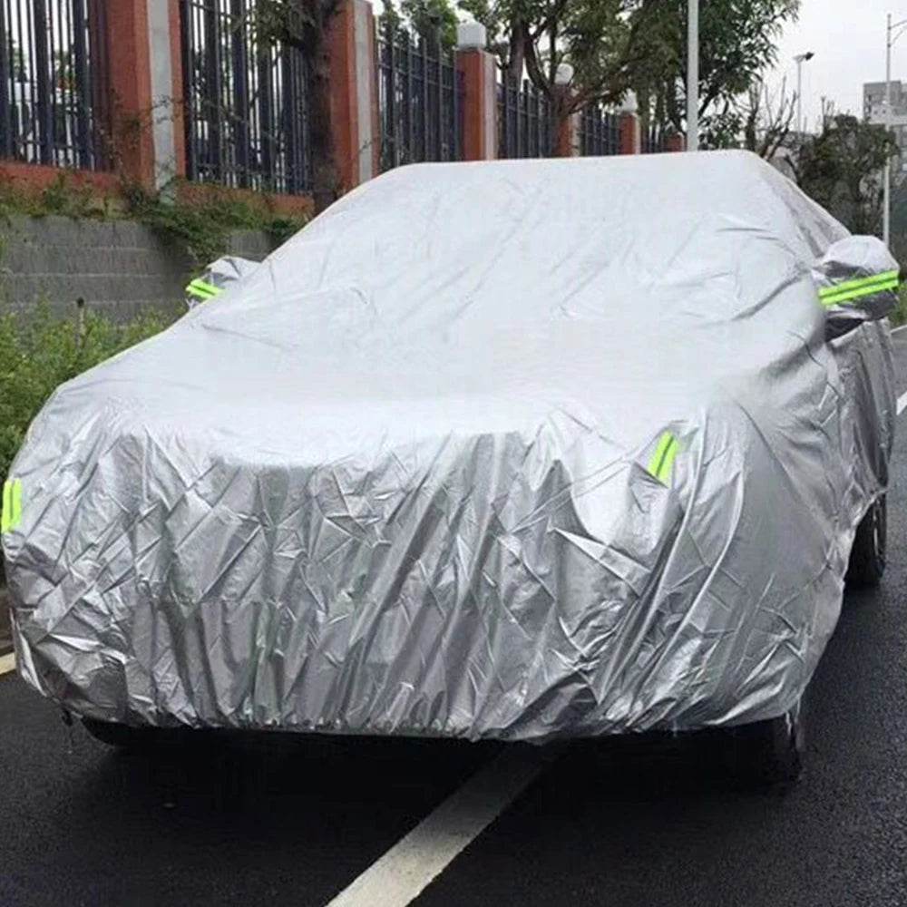 S-XXL Car Cover Sedan Full Covers with Reflective Strip Sunscreen Protection Dustproof&Waterproof UV Scratch-Resistant Universal - MarvelouStoree