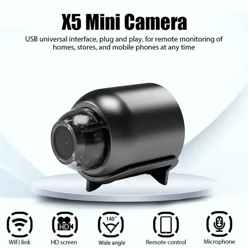 Xiaomi X5 Mini Camera Wireless 1080P Surveillance Security Video Cam Night Vision Motion Detect Camcorder Cam Monitor Smart Home