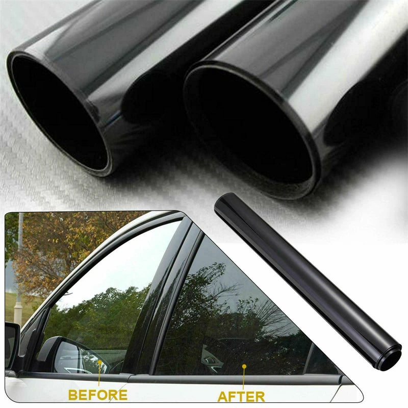 1 Roll 50cm X 3m 1/5/15/25/35 Percent VLT Window Tint Film Glass Sticker Sun Shade Film for Car  UV Protector foils Sticker Film