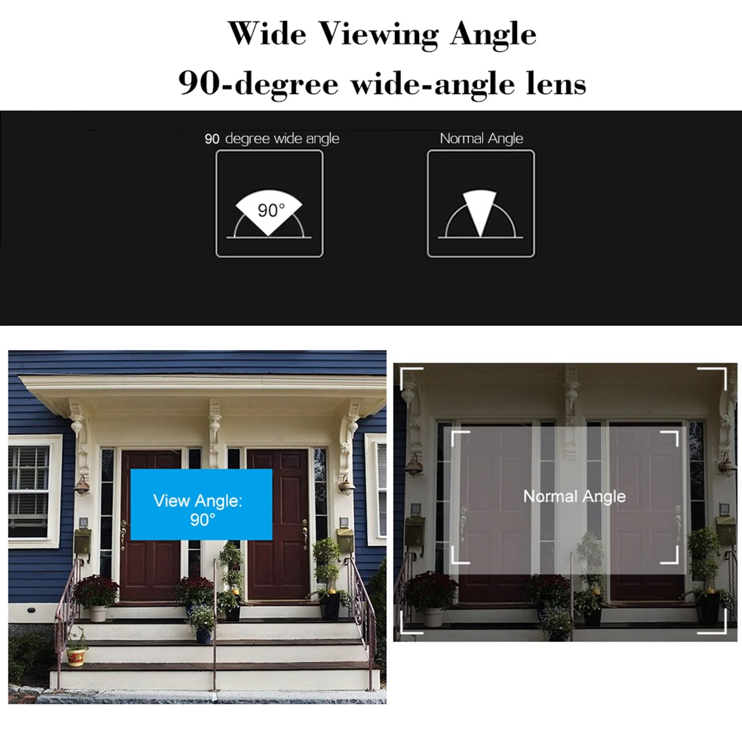 Digital Door Viewer Peephole Door Camera Doorbell 2.8-inch Night Vision Photo Shooting Digital Door Monitoring for Home Security