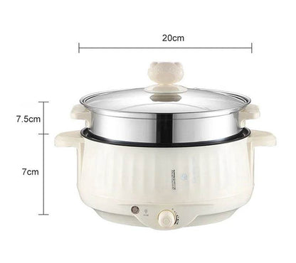 Multifunction Electric Cookers Single/Double Layer 1-2 People Household Non-stick Pan Hot Pot Rice Cooker Cooking Appliances2024 - MarvelouStoree