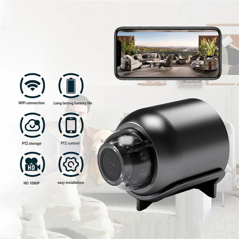 X5 Mini Camera 720P Clear Night Vision Lightweight Portable Premium Cams Motion Detection Wireless Surveillance Camera