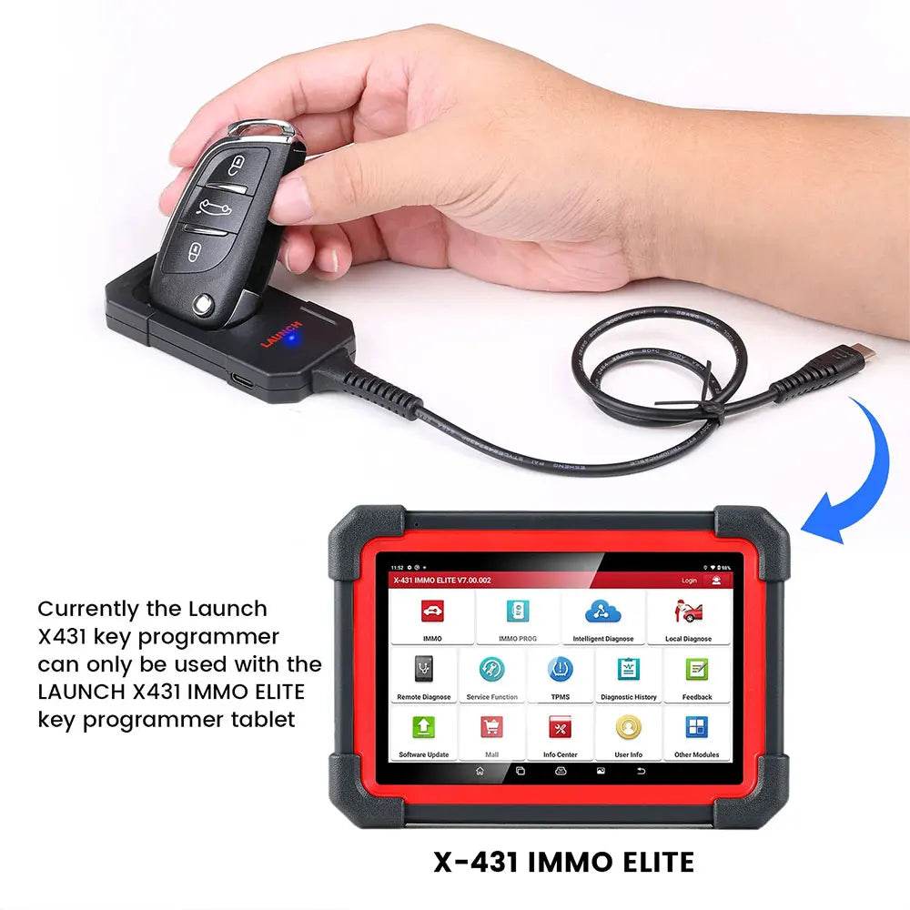 Launch X431 Key Programmer Remote Maker with Super Chip 4pcs Universal Remote Smart Key for X-431 IMMO Elite/IMMO Plus/PAD V - MarvelouStoree