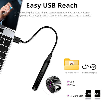 1080P portable mini camera high-definition portable video business conference sports wearable body audio professional recording