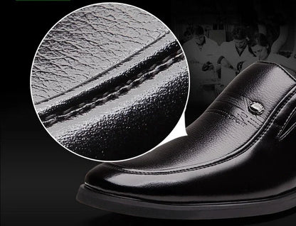 Leather Men Formal Shoes Luxury Brand 2023 Men's Loafers Dress Moccasins Breathable Slip on Black Driving Shoes Plus Size 38-44