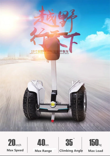 Daibot Powerful Electric Scooter 19 Inch Two Wheesl Self Balancing Scooters Off Road Hoverboard Skateboard For Adults Big Wheel