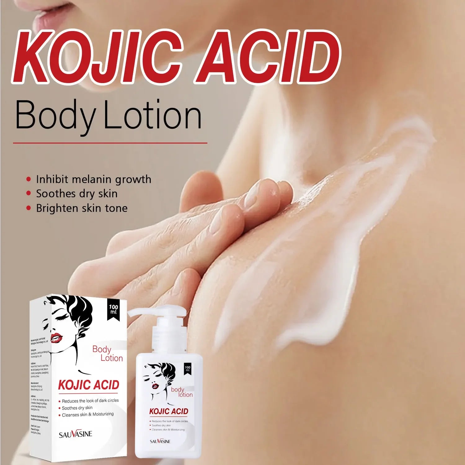 Kojic Acid Whitening Set Face Cream Moisturizer Facial Mask Collagen Face Repair Suncreen Facial Soap Anti-Aging Skin Care Kit