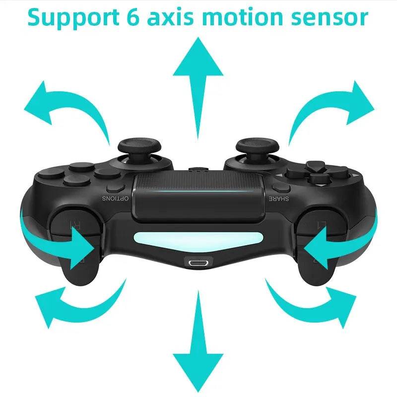 DATA FROG Bluetooth-Compatible Game Controller for PS4/Slim/Pro Wireless Gamepad For PC Dual Vibration Joystick For IOS/Android - MarvelouStoree