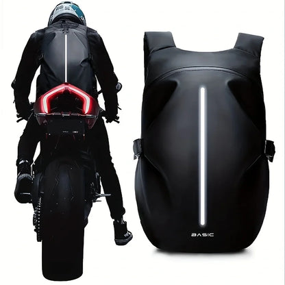 Waterproof Motorcycle Backpack Outdoor Sports Moto Biker Cycling Riding Helmet Backpack Reflective Business Travel Laptop Bag