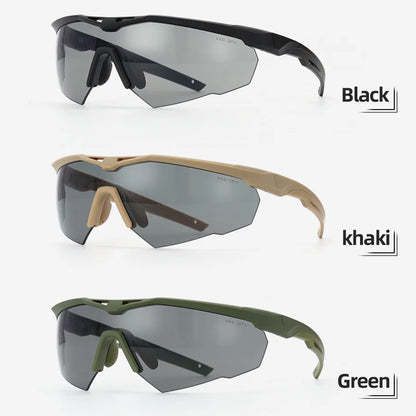 Tactical Goggles Set Windproof Dustproof CS Military Shooting Bulletproof Sunglasses Motorcycle Mountaineering Glasses