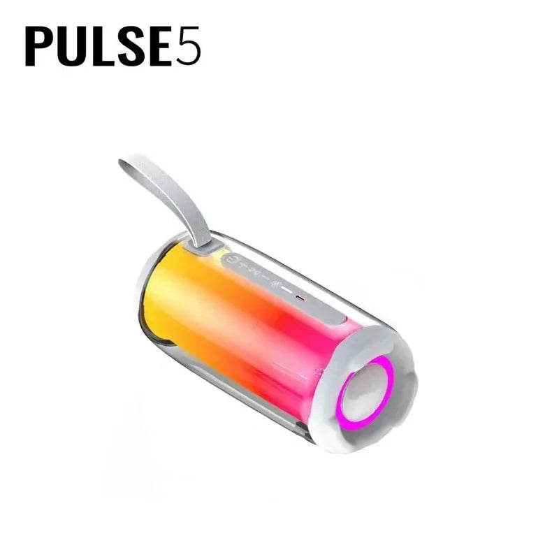 PULSE 5 Family K Song Bluetooth Speaker Portable Column RGB Atmosphere Lamp Audio Boombox Outdoor Waterproof Subwoofer With Mic