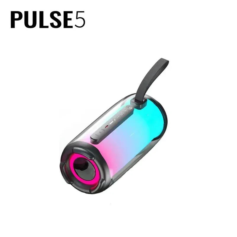 PULSE 5 Family K Song Bluetooth Speaker Portable Column RGB Atmosphere Lamp Audio Boombox Outdoor Waterproof Subwoofer With Mic