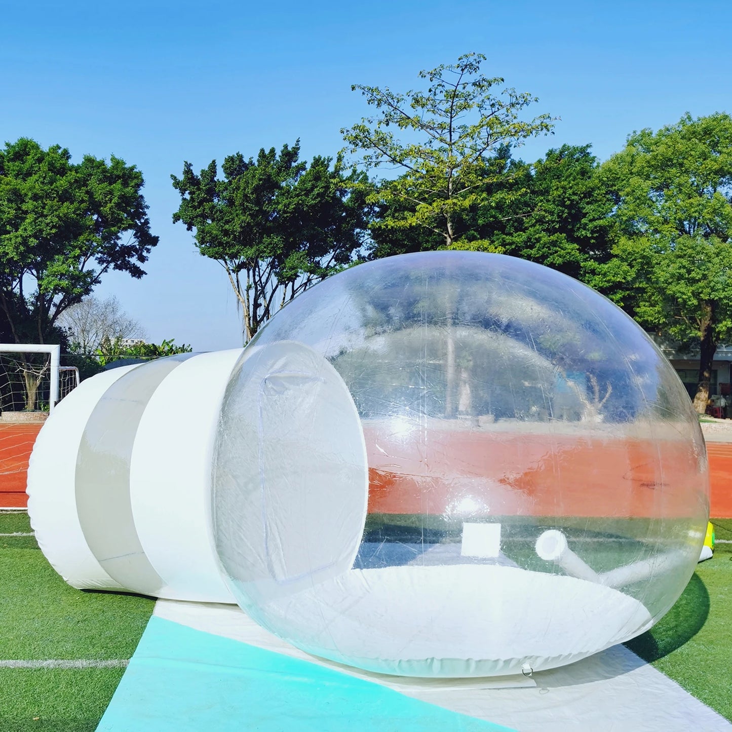 Inflatable Bubble House Outdoor PVC Clear Home Tent Commercial Camping Bubble Tent House Dome Transparent 3M(Exclude Blower)