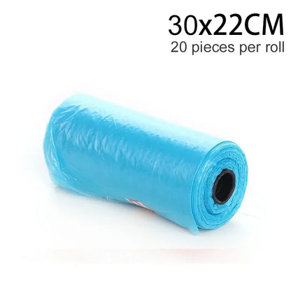 5 Rolls 100Pcs Garbage Bags Disposable Trash Bags Big Waste Bag Kitchen Storage Garbage Bags Home Cleaning Waste Bag Plastic Bag