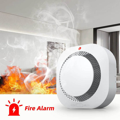 Gautone Independent Smoke Alarm Fire Protection Smokehouse Home Security System Smoke Detector - MarvelouStoree