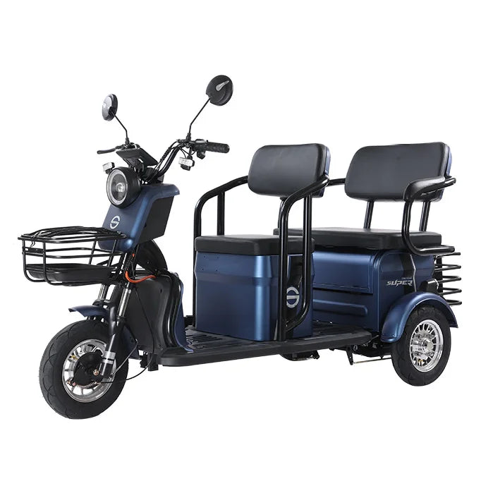 Y3-C6 14INCH Removable Battery Golf Cart 3 Wheel Electric Scooter Electric Tricycle