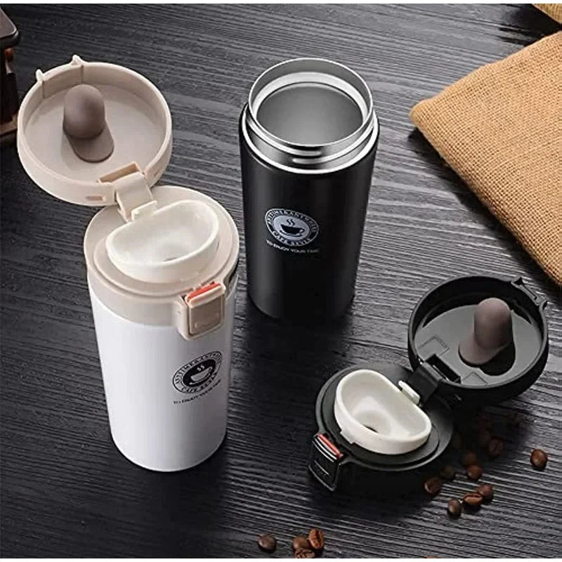 500/350ML Tumbler Thermos Cup Coffee Mug Car Insulated Water Bottle Travel 304 Stainless Steel Vacuum Flasks Drinking Kettle