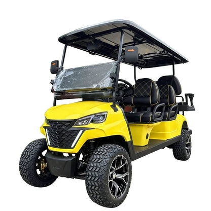 Customize New Club Sightseeing Golf Car 4/6 Seater 48V 60V Off-road Solar Electric Golf Cart - MarvelouStoree