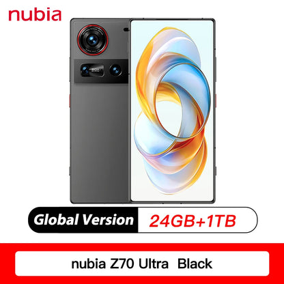 Global Version Nubia Z70 Ultra Snapdragon 8 Elite 6150mAh Full screen with Under Display Camera35mm 80w IP68&69