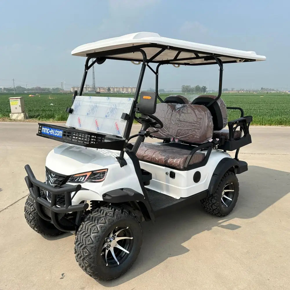 2024 72V Electric Golf Cart 4+2 Seater Lithium 5KW 7KW AC Motor AC Motor Off Road Golf Cart Hunting Golf Buggy