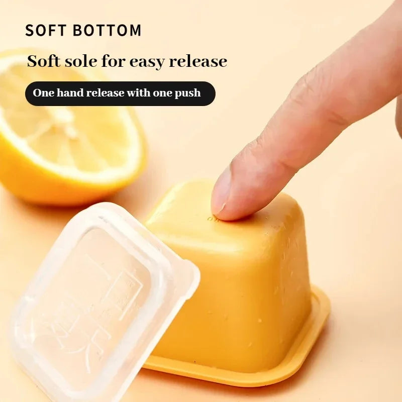 Ice Cube Maker with Stick Summer Individually Portioned Storage Box Reusable Cube Mould with Lid Ice Maker Kitchen Tools